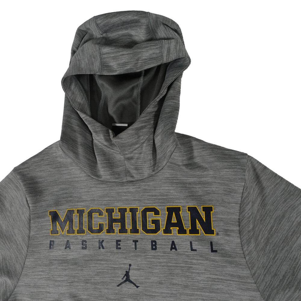 Michigan Basketball Air Jordan Dri-Fit Performance NCAA Hoodie Men's Small